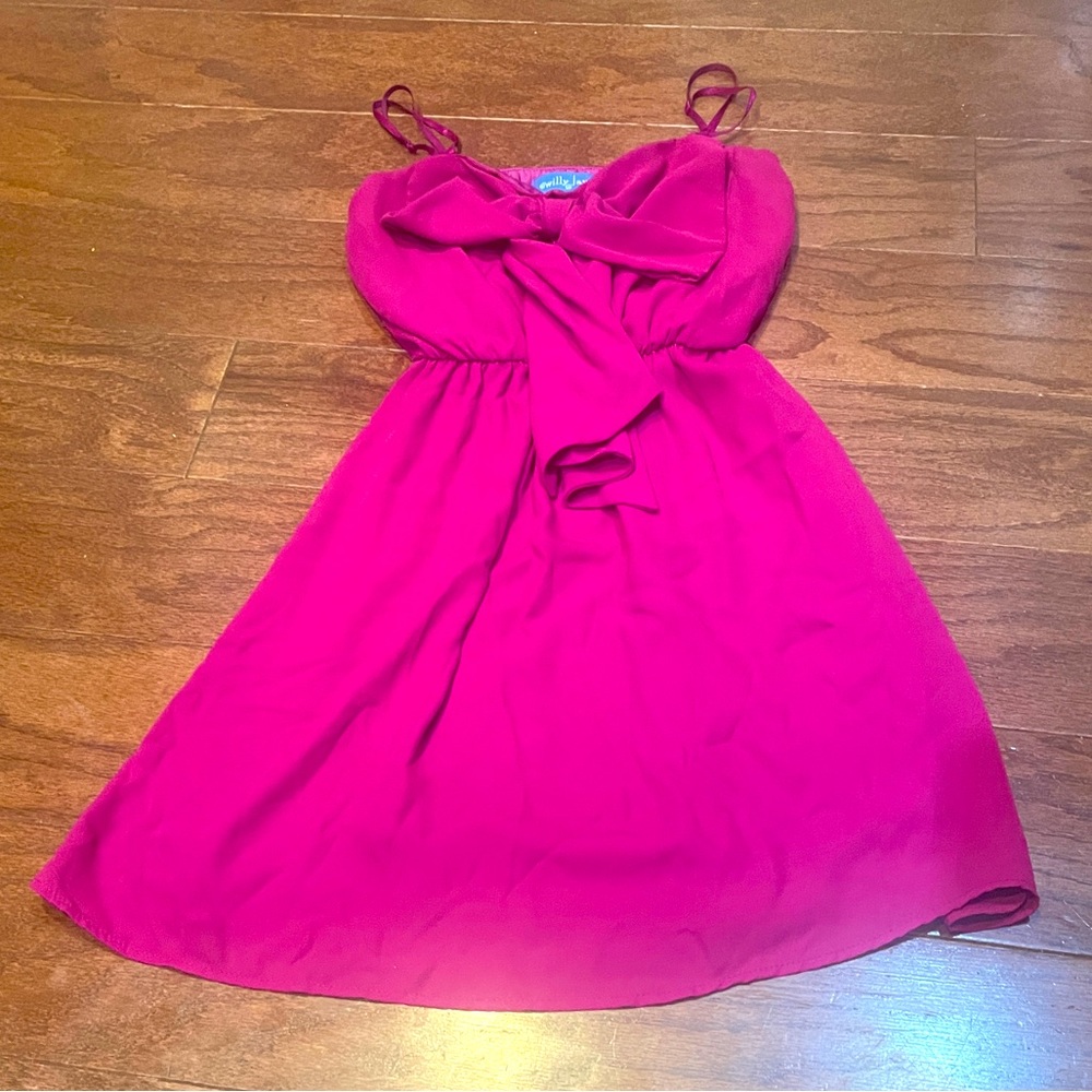 WILLY JAY’S | Pink Bow Spaghetti Strap Dress Size Small